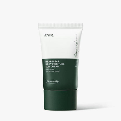 Anua Heartleaf Silky Moisture Sunscreen 50ml - K-beauty