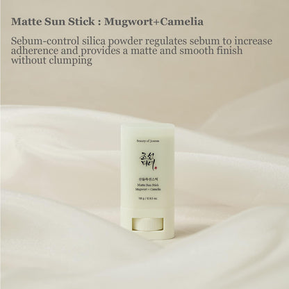 Beauty Of Joseon Matte Sun Stick : Mugwort + Camelia 18g